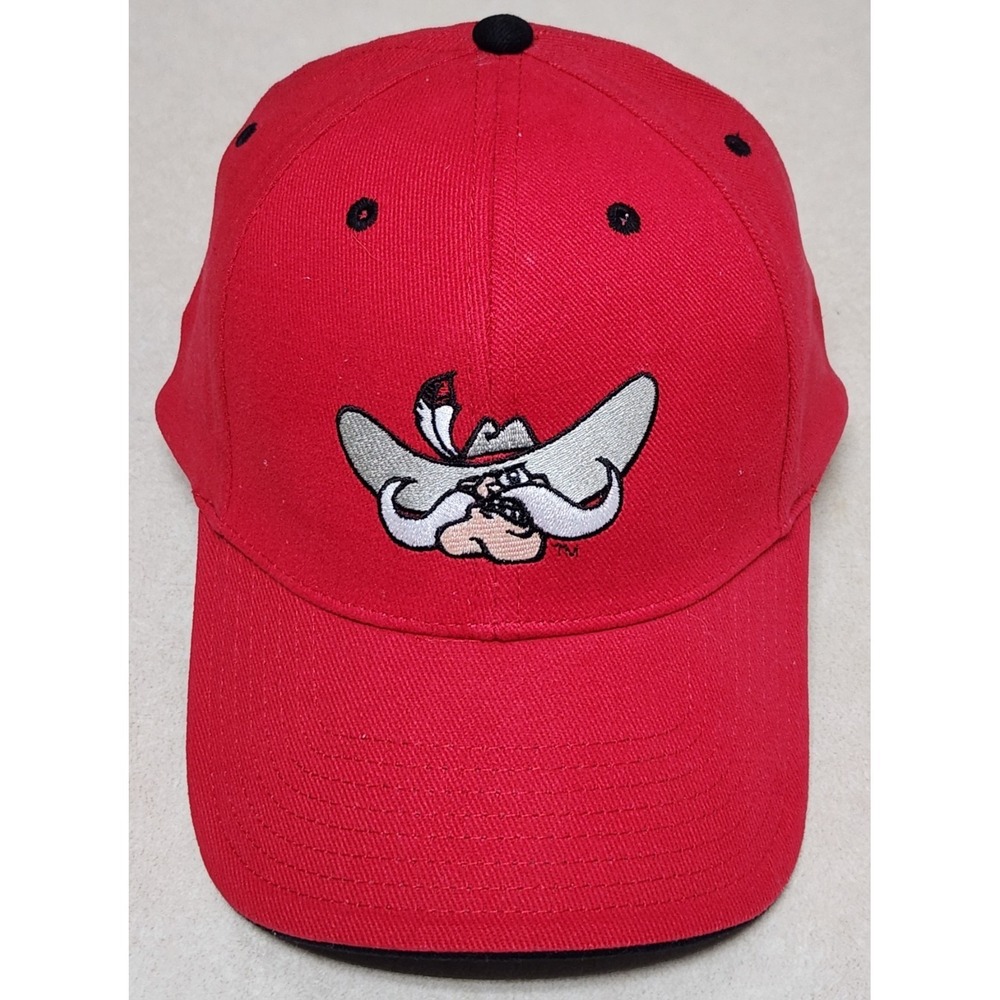 Vintage UNLV‎ Running Rebels Strapback Hat Cap Big Logo Red Captivating Headgear